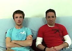 Two hottie guys on sofa