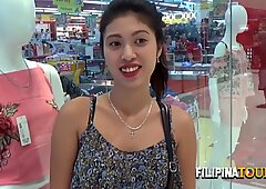 Rampete Asiatisk Jente får henne Hårete Cunt Nailed Hard