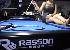 sexy pool trick shots