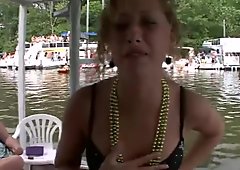 Party Cove Sucking on a Nub