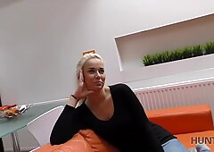 HUNT4K. Blonde picked up by man who wanted to help her financially
