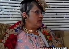 granny bangs young Dick